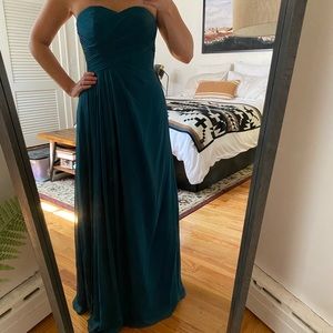 Azazie Bridesmaid Dress (Arabella) in Peacock